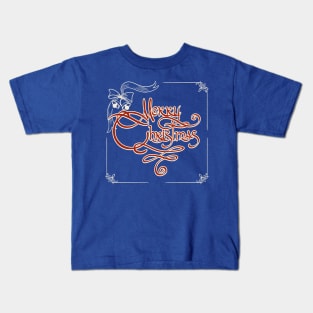 Merry Christmas Invitation Card Kids T-Shirt